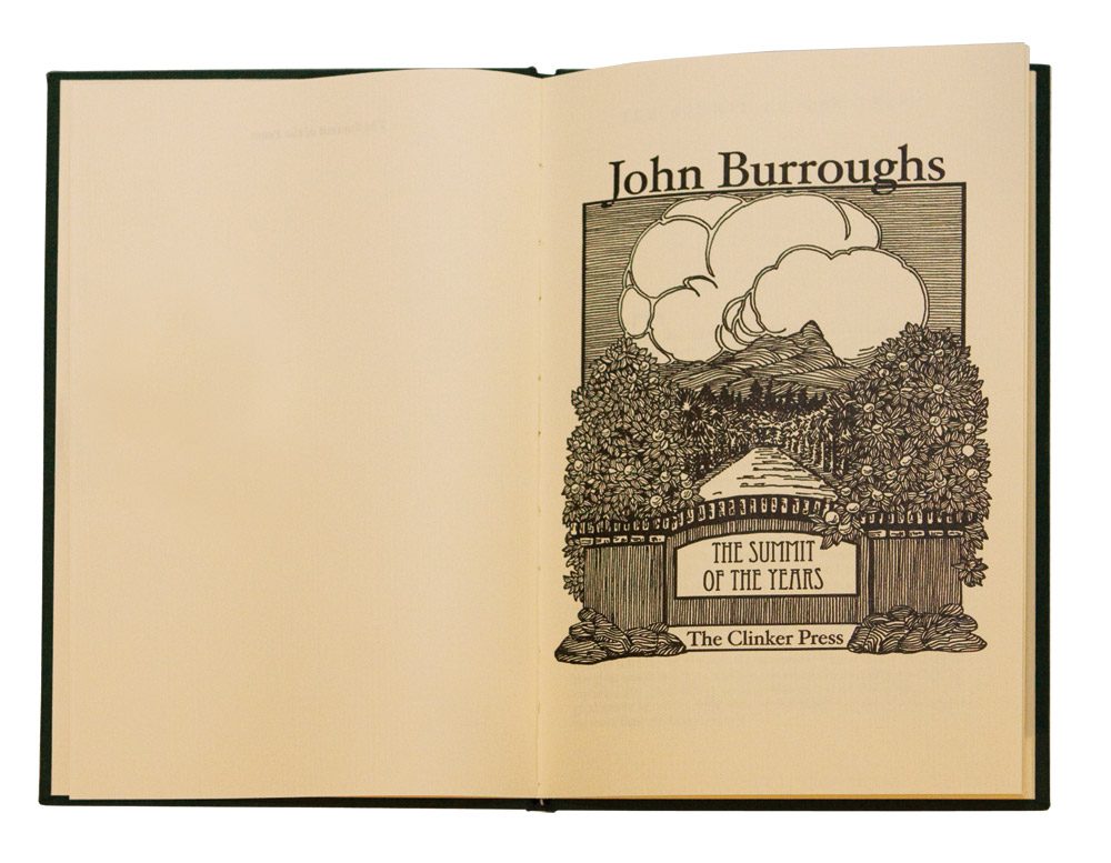 The Summit of the Years by John Burroughs